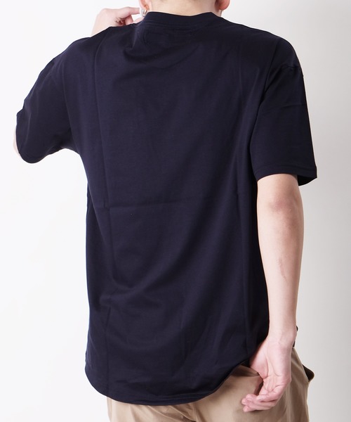 JRD by JARLD（ジェイアールディーバイジャールド）の「天竺変形Vネックダックテイルポケット付き半袖Tシャツ ポケT（Tシャツ/カットソー・メンズ・ブラック/ネイビー/グリーン・S/M/L）」の10枚目の写真
