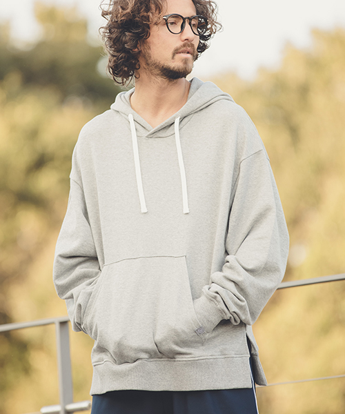 ANGENEHM（アンゲネーム）の「mpa1950-Side Slit Loose Parka(MADE IN JAPAN) パーカー（パーカー・メンズ・ブラック/グレー/オートミール・S/M/L）」の13枚目の写真