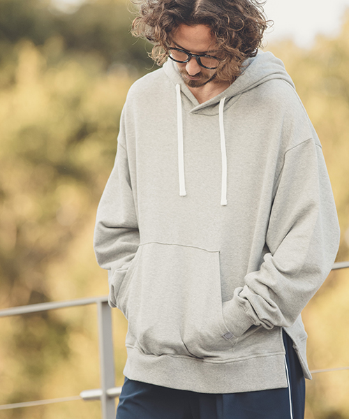 ANGENEHM（アンゲネーム）の「mpa1950-Side Slit Loose Parka(MADE IN JAPAN) パーカー（パーカー・メンズ・ブラック/グレー/オートミール・S/M/L）」の4枚目の写真