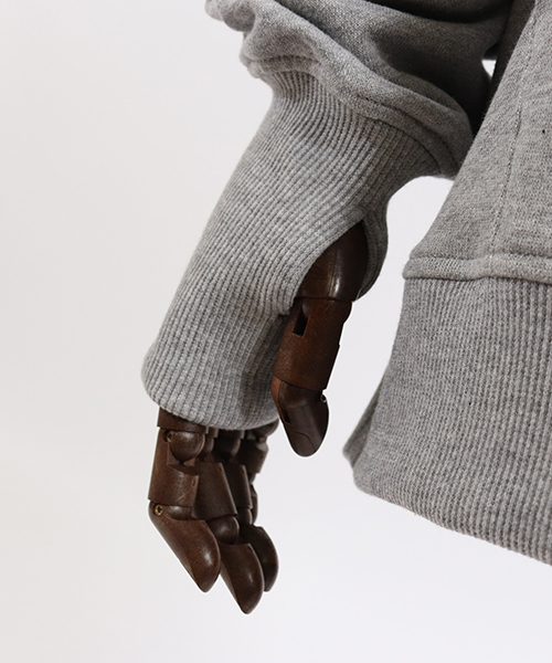 ANGENEHM（アンゲネーム）の「mpa1950-Side Slit Loose Parka(MADE IN JAPAN) パーカー（パーカー・メンズ・ブラック/グレー/オートミール・S/M/L）」の7枚目の写真