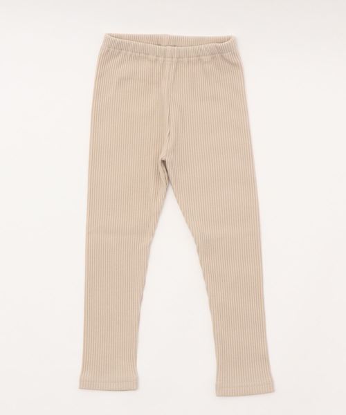 LOWRYS FARM(ローリーズファーム)の「カットリブレギンス 831402(その他パンツ・キッズ・チャコールグレー/ブラック/ブラウン/アイボリー/ベージュ・SMALL/MEDIUM/LARGE/100/110/120)」の1枚目の写真