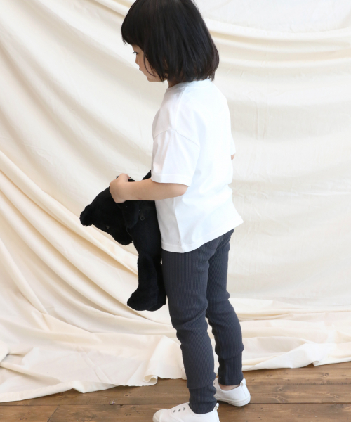 LOWRYS FARM(ローリーズファーム)の「カットリブレギンス 831402(その他パンツ・キッズ・チャコールグレー/ブラック/ブラウン/アイボリー/ベージュ・SMALL/MEDIUM/LARGE/100/110/120)」の11枚目の写真