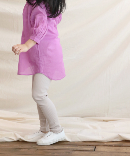 LOWRYS FARM(ローリーズファーム)の「カットリブレギンス 831402(その他パンツ・キッズ・チャコールグレー/ブラック/ブラウン/アイボリー/ベージュ・SMALL/MEDIUM/LARGE/100/110/120)」の9枚目の写真