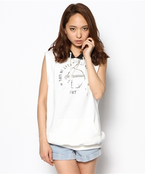 DANCE LB-03(ダンス エルビー・ゼロスリー)の「D×AB ノースリプルオーバー(Tシャツ/カットソー・レディース・グレー系/ホワイト系/ブラック系・FREE)」の2枚目の写真