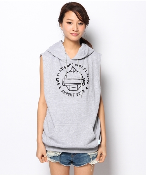 DANCE LB-03(ダンス エルビー・ゼロスリー)の「D×AB ノースリプルオーバー(Tシャツ/カットソー・レディース・グレー系/ホワイト系/ブラック系・FREE)」の8枚目の写真