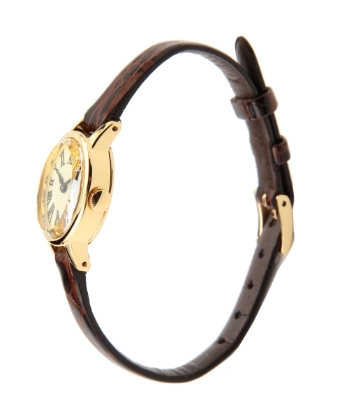 Demi-Luxe BEAMS(デミルクス ビームス)の「Demi-Luxe BEAMS / オーバル 型押レザー 腕時計(アナログ腕時計・レディース・ブラック/ブラウン・ONE SIZE)」の15枚目の写真