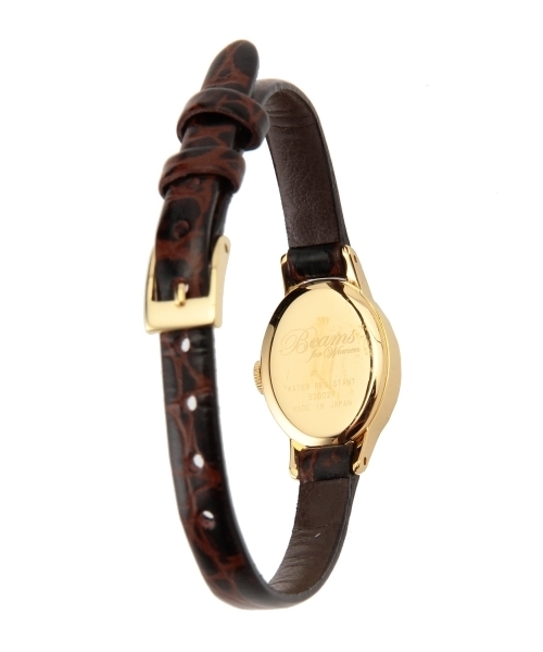 Demi-Luxe BEAMS(デミルクス ビームス)の「Demi-Luxe BEAMS / オーバル 型押レザー 腕時計(アナログ腕時計・レディース・ブラック/ブラウン・ONE SIZE)」の16枚目の写真