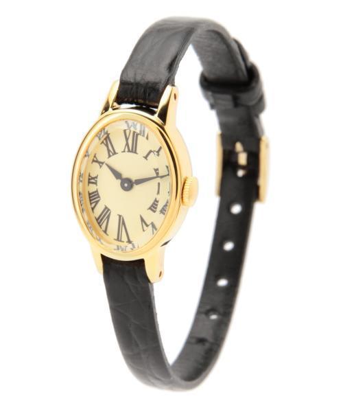 Demi-Luxe BEAMS(デミルクス ビームス)の「Demi-Luxe BEAMS / オーバル 型押レザー 腕時計(アナログ腕時計・レディース・ブラック/ブラウン・ONE SIZE)」の3枚目の写真