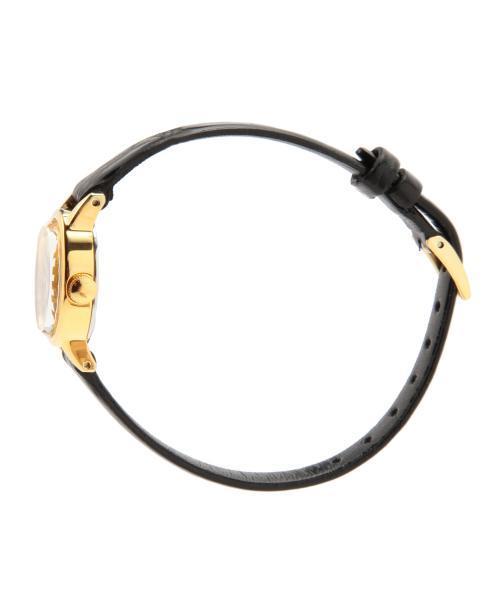 Demi-Luxe BEAMS(デミルクス ビームス)の「Demi-Luxe BEAMS / オーバル 型押レザー 腕時計(アナログ腕時計・レディース・ブラック/ブラウン・ONE SIZE)」の4枚目の写真