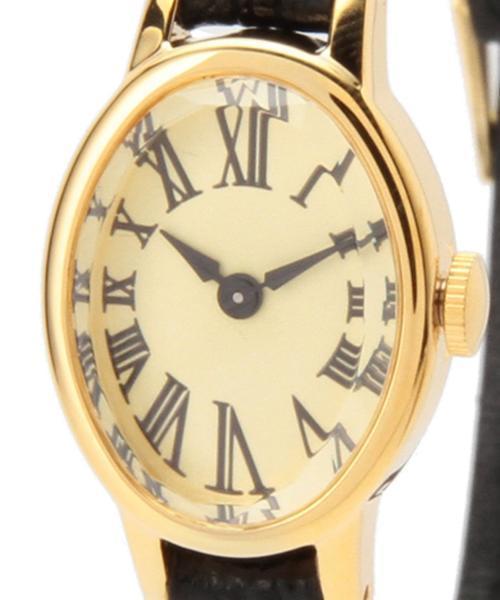 Demi-Luxe BEAMS(デミルクス ビームス)の「Demi-Luxe BEAMS / オーバル 型押レザー 腕時計(アナログ腕時計・レディース・ブラック/ブラウン・ONE SIZE)」の6枚目の写真