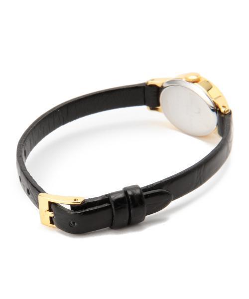 Demi-Luxe BEAMS(デミルクス ビームス)の「Demi-Luxe BEAMS / オーバル 型押レザー 腕時計(アナログ腕時計・レディース・ブラック/ブラウン・ONE SIZE)」の7枚目の写真