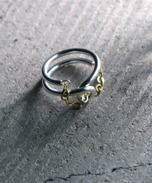 YArKA（ヤーカ）の「【YArKA/ヤーカ】silver925 chain bridge ring[haci2] /チェーンリング シルバー925（リング）」