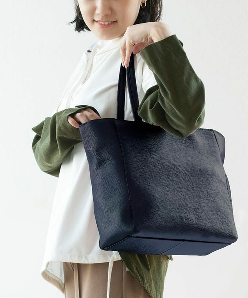 BARCOS】 シュリンクレザートートバッグ（トートバッグ