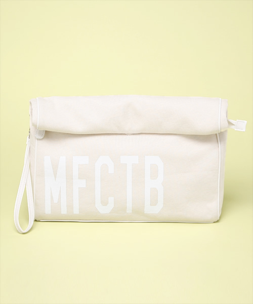 green label relaxing（グリーンレーベルリラクシング）の「GT スウェットロゴクラッチバッグ ◆（クラッチバッグ・レディース・オフホワイト/ライトグレー/ネイビー・フリー）」の14枚目の写真