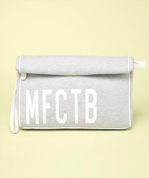 green label relaxing（グリーンレーベルリラクシング）の「GT スウェットロゴクラッチバッグ ◆（クラッチバッグ・レディース・オフホワイト/ライトグレー/ネイビー・フリー）」の8枚目の写真