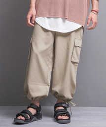 MinoriTY | 【2019春夏新作】カーゴポケットワイドパンツ(カーゴパンツ)