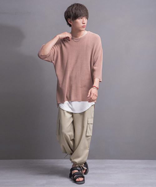 MinoriTY（マイノリティ）の「カーゴポケットワイドパンツ（カーゴパンツ・メンズ・ベージュ/グレー/ベージュ系その他/グレー系その他/ブラック・M/L）」の15枚目の写真