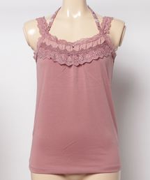 axes femme（アクシーズファム）の「ビジューストラップ付キャミ
