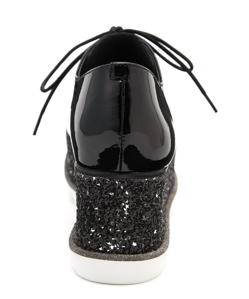 STACCATO（スタッカート）の「グリッタープラットフォームシューズ（ドレスシューズ・レディース・オフホワイト/ライトブラック・24.5cm/22.5cm/23cm/23.5cm/24cm/22cm）」の14枚目の写真