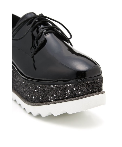 STACCATO（スタッカート）の「グリッタープラットフォームシューズ（ドレスシューズ・レディース・オフホワイト/ライトブラック・24.5cm/22.5cm/23cm/23.5cm/24cm/22cm）」の16枚目の写真