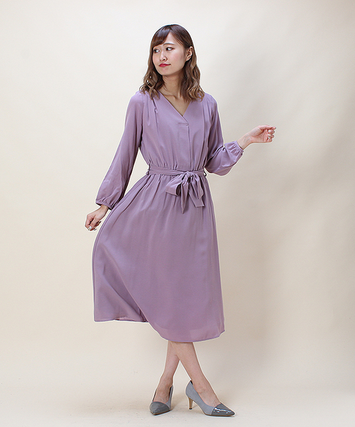 ワンピース ワンピース Astoriavネックワンピース ワンピース Astoria Odier アストリアオディール のファッション