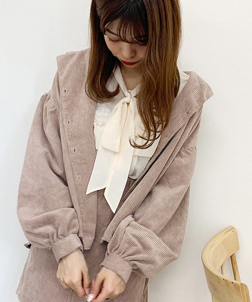 apres jour(アプレジュール)の「コーデュロイ袖ボリュームブラウス【ZOZOTOWN限定アイテム】(シャツ/ブラウス・レディース・ライトグリーン/モカ/ラベンダー/ライトベージュ・フリー)」の21枚目の写真