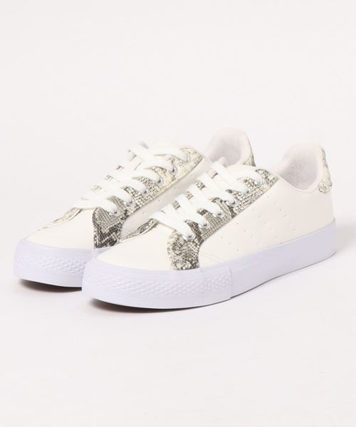 KOBE LETTUCE（コウベレタス）の「ローテクローカットスニーカー（スニーカー・レディース・ライトグレー/ブラック/モカ/レオパード/ライトベージュ/パイソン・LL/S/M/L）」の17枚目の写真