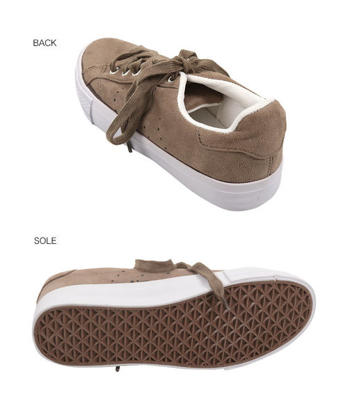 KOBE LETTUCE（コウベレタス）の「ローテクローカットスニーカー（スニーカー・レディース・ライトグレー/ブラック/モカ/レオパード/ライトベージュ/パイソン・LL/S/M/L）」の12枚目の写真