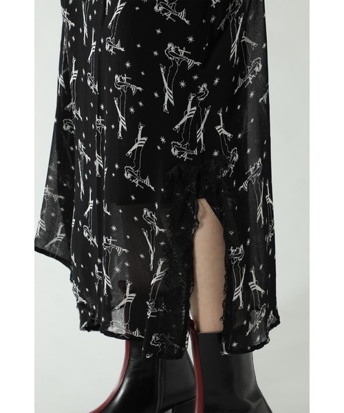 セール Print Rose Hlaada Dress ワンピース Rose Rose Bud Woman Lace ワンピース For Print Bud ローズバッド のファッション