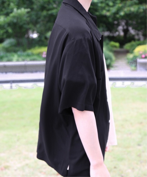 UNIVERSAL OVERALL(ユニバーサルオーバーオール)の「【UNIVERSAL OVERALL】 OPEN COLLAR SHIRTS(シャツ/ブラウス・メンズ・ホワイト/グレー/グリーン/マスタード/ブラック/ベージュ/ラベンダー/オレンジ・MEDIUM/LARGE)」の22枚目の写真