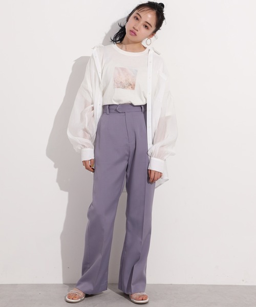 one after another NICE CLAUP（ワンアフターアナザーナイスクラップ）の「フラットクリアサンダル（サンダル・レディース・ホワイト/ベージュ/その他・SMALL/MEDIUM/LARGE）」の18枚目の写真