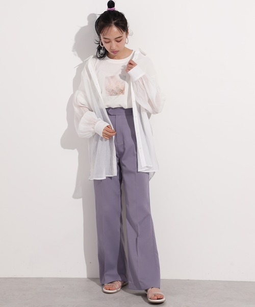 one after another NICE CLAUP（ワンアフターアナザーナイスクラップ）の「フラットクリアサンダル（サンダル・レディース・ホワイト/ベージュ/その他・SMALL/MEDIUM/LARGE）」の19枚目の写真