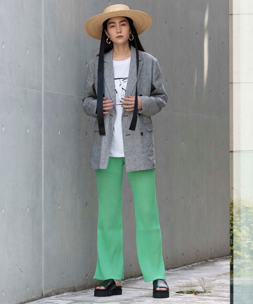 MAISON SPECIAL（メゾンスペシャル）の「プリーツブルーゼパンツ  