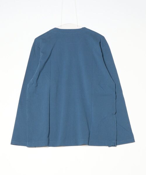 Jackman(ジャックマン)の「USA Cotton Henleyneck L/S T-Shirt(Tシャツ/カットソー・メンズ・ホワイト/ライトブラウン/キナリ/シルバーグレー/ブラック/グレイッシュブルー/ライトグレー/ライトイエロー/スミクロ/ダークネイビー/ダークブラウン/ダークカーキ/サックスブルー/オフホワイト・SMALL/MEDIUM/LARGE/X-LARGE)」の17枚目の写真