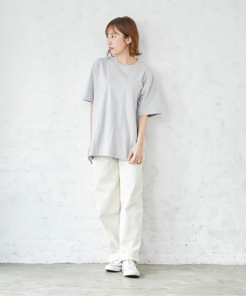 HANES(ヘインズ)の「【HANES/ヘインズ】【旅行・レジャーに】厚手で透けない BEEFY T-SHIRT 2P H5180-2 ビーフィー/Tシャツ/2枚組/無地/ユニセックス ヘビーウェイト(Tシャツ/カットソー・メンズ・ホワイト/ブラック/ネイビー/グレー・SMALL/MEDIUM/LARGE/X-LARGE/X-SMALL)」の22枚目の写真