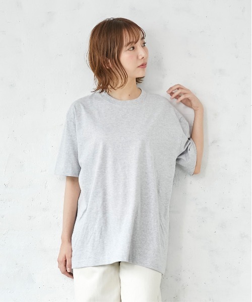 HANES(ヘインズ)の「【HANES/ヘインズ】【旅行・レジャーに】厚手で透けない BEEFY T-SHIRT 2P H5180-2 ビーフィー/Tシャツ/2枚組/無地/ユニセックス ヘビーウェイト(Tシャツ/カットソー・メンズ・ホワイト/ブラック/ネイビー/グレー・SMALL/MEDIUM/LARGE/X-LARGE/X-SMALL)」の18枚目の写真