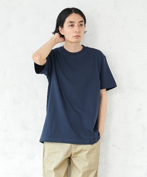 HANES(ヘインズ)の「【HANES/ヘインズ】【旅行・レジャーに】厚手で透けない BEEFY T-SHIRT 2P H5180-2 ビーフィー/Tシャツ/2枚組/無地/ユニセックス ヘビーウェイト(Tシャツ/カットソー・メンズ・ホワイト/ブラック/ネイビー/グレー・SMALL/MEDIUM/LARGE/X-LARGE/X-SMALL)」の10枚目の写真
