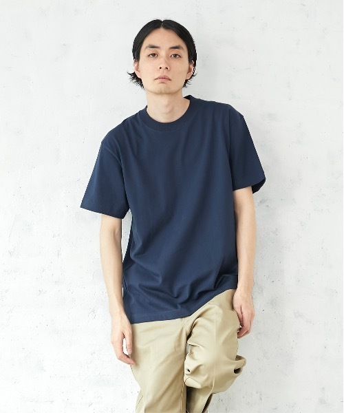 HANES(ヘインズ)の「【HANES/ヘインズ】【旅行・レジャーに】厚手で透けない BEEFY T-SHIRT 2P H5180-2 ビーフィー/Tシャツ/2枚組/無地/ユニセックス ヘビーウェイト(Tシャツ/カットソー・メンズ・ホワイト/ブラック/ネイビー/グレー・SMALL/MEDIUM/LARGE/X-LARGE/X-SMALL)」の9枚目の写真
