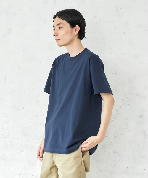 HANES(ヘインズ)の「【HANES/ヘインズ】【旅行・レジャーに】厚手で透けない BEEFY T-SHIRT 2P H5180-2 ビーフィー/Tシャツ/2枚組/無地/ユニセックス ヘビーウェイト(Tシャツ/カットソー・メンズ・ホワイト/ブラック/ネイビー/グレー・SMALL/MEDIUM/LARGE/X-LARGE/X-SMALL)」の6枚目の写真