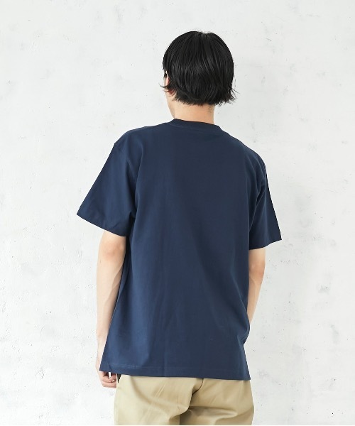 HANES(ヘインズ)の「【HANES/ヘインズ】【旅行・レジャーに】厚手で透けない BEEFY T-SHIRT 2P H5180-2 ビーフィー/Tシャツ/2枚組/無地/ユニセックス ヘビーウェイト(Tシャツ/カットソー・メンズ・ホワイト/ブラック/ネイビー/グレー・SMALL/MEDIUM/LARGE/X-LARGE/X-SMALL)」の5枚目の写真