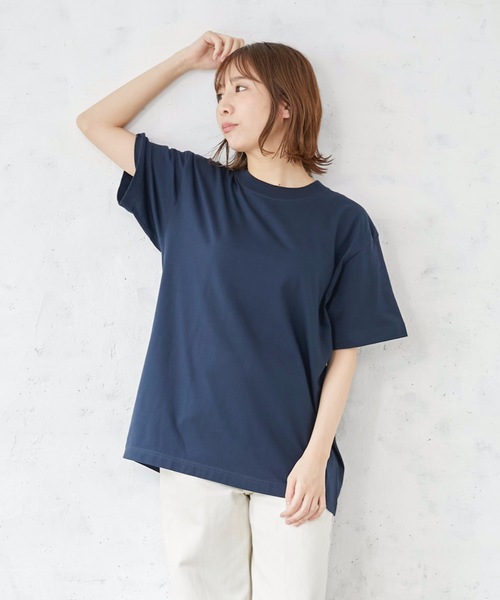 HANES(ヘインズ)の「【HANES/ヘインズ】【旅行・レジャーに】厚手で透けない BEEFY T-SHIRT 2P H5180-2 ビーフィー/Tシャツ/2枚組/無地/ユニセックス ヘビーウェイト(Tシャツ/カットソー・メンズ・ホワイト/ブラック/ネイビー/グレー・SMALL/MEDIUM/LARGE/X-LARGE/X-SMALL)」の7枚目の写真