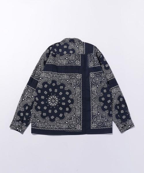BEDWIN（ベドウィン）の「＜BEDWIN（ベドウィン）＞ BANDANA MONK/シャツ（シャツ/ブラウス・メンズ・ブラック/ネイビー・3/4/2）」の5枚目の写真