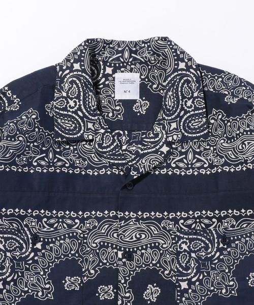 BEDWIN（ベドウィン）の「＜BEDWIN（ベドウィン）＞ BANDANA MONK/シャツ（シャツ/ブラウス・メンズ・ブラック/ネイビー・3/4/2）」の9枚目の写真