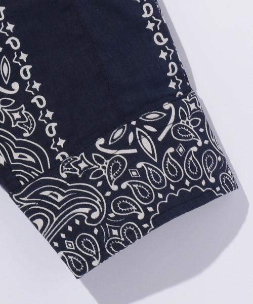 BEDWIN（ベドウィン）の「＜BEDWIN（ベドウィン）＞ BANDANA MONK/シャツ（シャツ/ブラウス・メンズ・ブラック/ネイビー・3/4/2）」の8枚目の写真