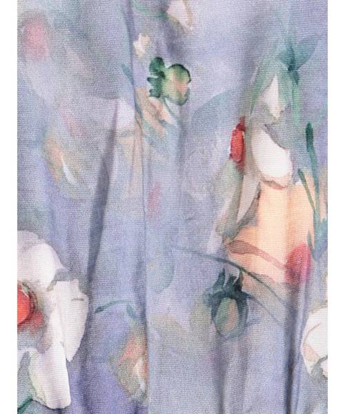 merry jenny（メリージェニー）の「flower paintロングワンピース（ワンピース・レディース・グリーン/パープル・FREE）」の8枚目の写真