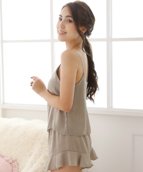 女王蜂 パジャマ ナイトウェア 3点セット roomy パジャマ ルームウェア 小花柄3点セットルームウェア