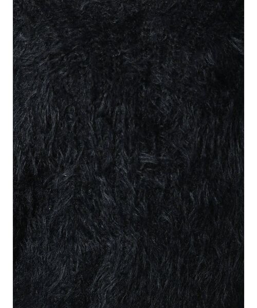 GYDA(ジェイダ)の「2WAYシャギーニット トップス(ニット/セーター・レディース・アイボリー/ブラック/ベージュ・FREE)」の6枚目の写真