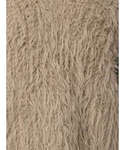 GYDA(ジェイダ)の「2WAYシャギーニット トップス(ニット/セーター・レディース・アイボリー/ブラック/ベージュ・FREE)」の5枚目の写真