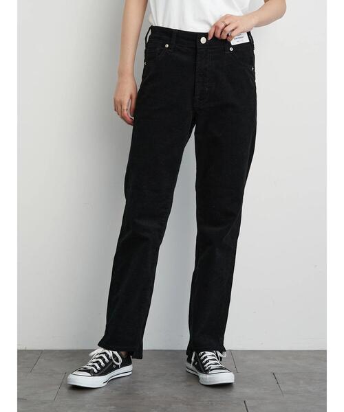 AMERICAN HOLIC(アメリカンホリック)の「裾スリットコーデュロイストレート 〇*(その他パンツ・レディース・ブラック/ブラウン/アイボリー/グレイッシュベージュ・SMALL/MEDIUM/LARGE)」の8枚目の写真