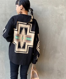 PENDLETON | [PENDLETON/ペンドルトン] 別注バックプリントロングスリーブTシャツ/ビッグシルエット(Tシャツ/カットソー)
